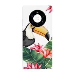 CASEGADGET CASE OVERPRINT TOUCAN AND LEAVES HUAWEI  MATE 40 PRO