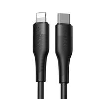 JOYROOM USB TYPE C - LIGHTNING CABLE POWER DELIVERY 20W 2.4A 0.25M BLACK (S-02524M3 BLACK)