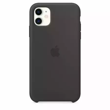 APPLE SILICONE CASE IPHONE 11 BLACK WITHOUT PACKAGING