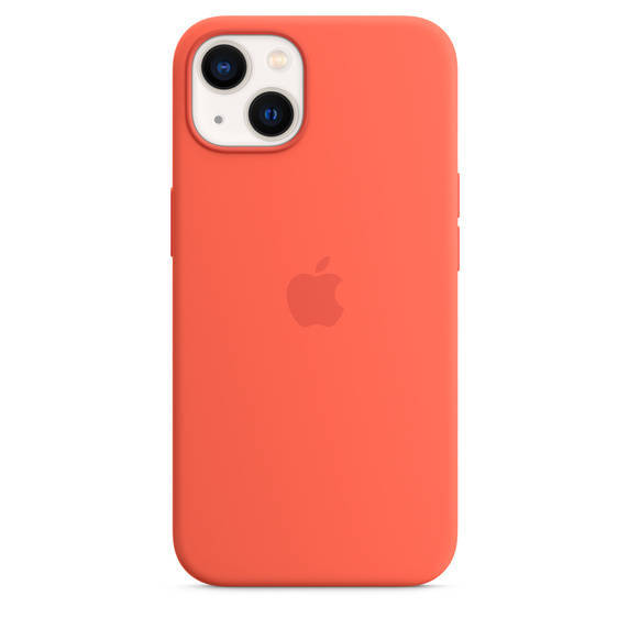APPLE SILICONE CASE MN643ZM/A IPHONE 13 NECTARINE OPEN PACKAGE