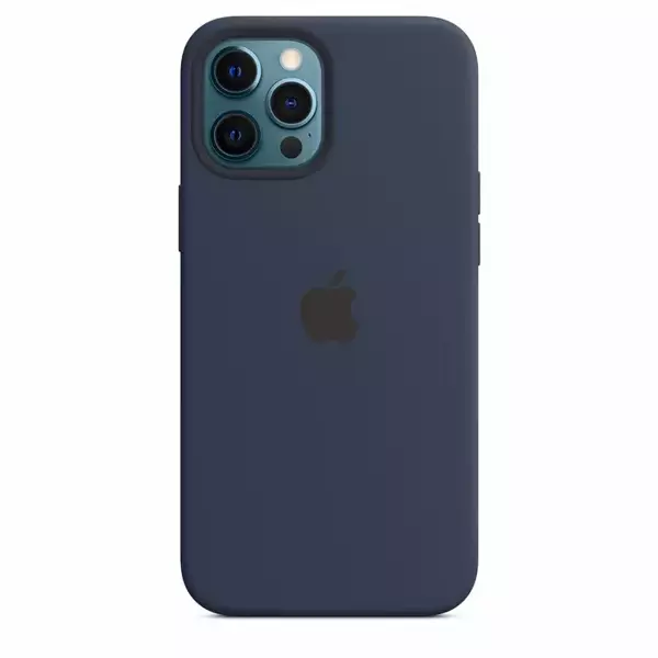 APPLE SILICONE MHLD3ZM/A CASE IPHONE 12 PRO MAX DEEP NAVY OPEN PACKAGE