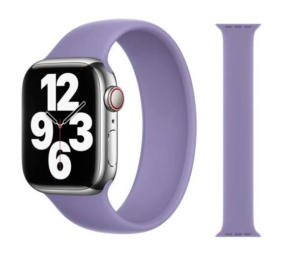 APPLE STRAP SOLO ML203FE/A SILICONE APPLE WATCH STRAP 45MM ENGLISH LAVENDER WITHOUT PACKAGING