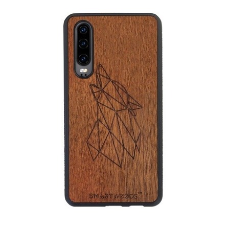 CASE WOODEN SMARTWOODS WOLF HUAWEI P30