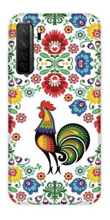 CASEGADGET CASE OVERPRINT ROOSTER WHITE HUAWEI P40 LITE 5G