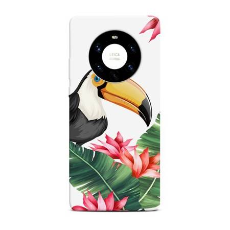 CASEGADGET CASE OVERPRINT TOUCAN AND LEAVES HUAWEI  MATE 40 PRO