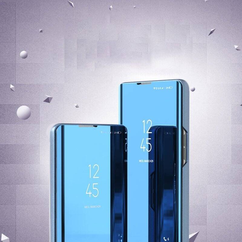 CLEAR VIEW CASE FLIP COVER FOR SAMSUNG GALAXY A03S (166.5) BLUE