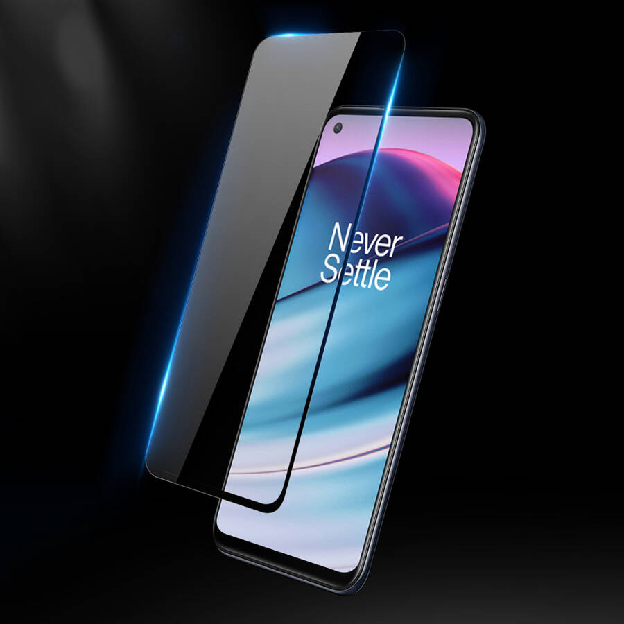 DUX DUCIS 9D TEMPERED GLASS TOUGH SCREEN PROTECTOR FULL COVERAGED WITH FRAME FOR ONEPLUS NORD CE 5G TRANSPARENT (CASE FRIENDLY)