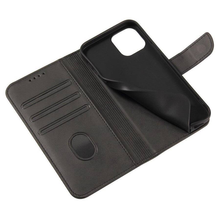 MAGNET CASE ELEGANT CASE CASE COVER WITH A FLAP AND STAND FUNCTION FOR MOTOROLA MOTO G STYLUS 2022 BLACK