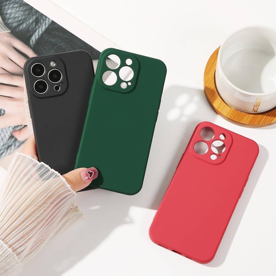 SILICONE CASE CASE FOR IPHONE 13 PRO SILICONE COVER BLACK