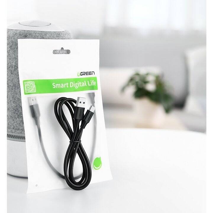 UGREEN CABLE USB - USB TYPE C 3A 3M BLACK CABLE (60826)