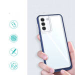 CLEAR 3IN1 CASE FOR SAMSUNG GALAXY S23 SILICONE COVER WITH FRAME BLUE