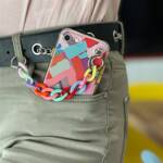 COLOR CHAIN CASE GEL FLEXIBLE ELASTIC CASE COVER WITH A CHAIN PENDANT FOR SAMSUNG GALAXY S21 5G MULTICOLOUR  (2)