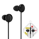 DUDAO IN-EAR HEADPHONES HEADSET WITH REMOTE CONTROL AND MICROPHONE MINI JACK 3.5 MM BLACK (X11PRO BLACK)