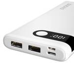 DUDAO POWERBANK 10000 MAH 2X USB / USB TYPE C / MICRO USB 2 A WITH LED SCREEN BLACK (K9PRO-02)