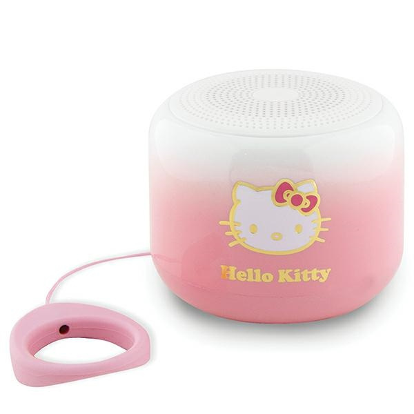 Hello Kitty głośnik Bluetooth 5.0 HKWSBT6GKEP różowy/pink Electroplate Gradient