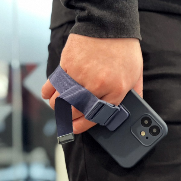 Rope case żelowe etui ze smyczą łańcuszkiem torebka smycz Xiaomi Redmi Note 10 Pro żółty