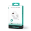 Ładowarka UK Joyroom JR-TCF05 20W USB-A USB-C + kabel USB-C - biała
