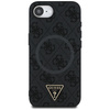 Etui Guess 4G Ring Triangle Logo MagSafe do iPhone 16e czarny