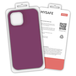MYSAFE ETUI SILIKONOWE IPHONE 12 MINI FIOLET PUDEŁKO