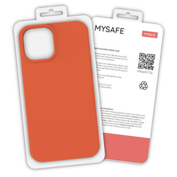 MYSAFE ETUI SILIKONOWE IPHONE 11 PRO MAX POMARAŃCZOWY PUDEŁKO