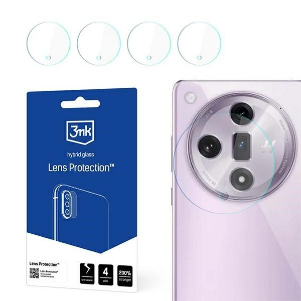 3MK LENS PROTECT OPPO FIND X7 CAMERA LENS PROTECTION 4PCS