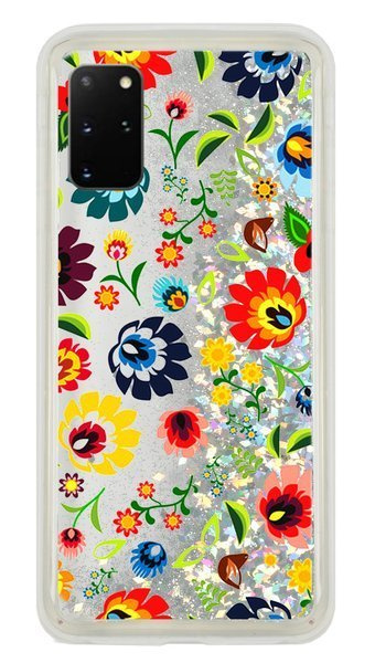 CASEGADGET CASE LIQUID FLOKLORE 1 SAMSUNG GALAXY S20 SILVER