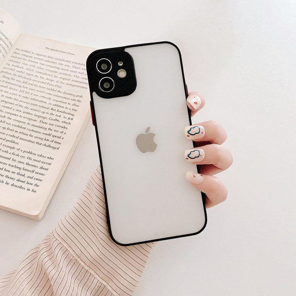 MILKY CASE SILICONE FLEXIBLE TRANSLUCENT CASE FOR SAMSUNG GALAXY A72 4G BLACK