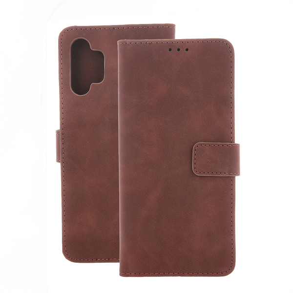 Etui Smart Velvet do Motorola Moto G34 5G brązowe