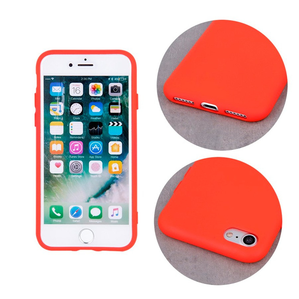 Silicon overlay for samsung galaxy m13 4g red