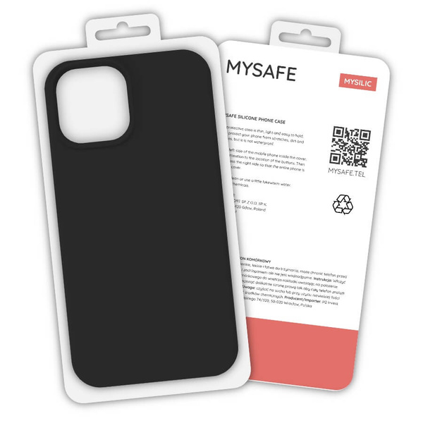 MYSAFE SILICONE CASE IPHONE 11 PRO BLACK BOX