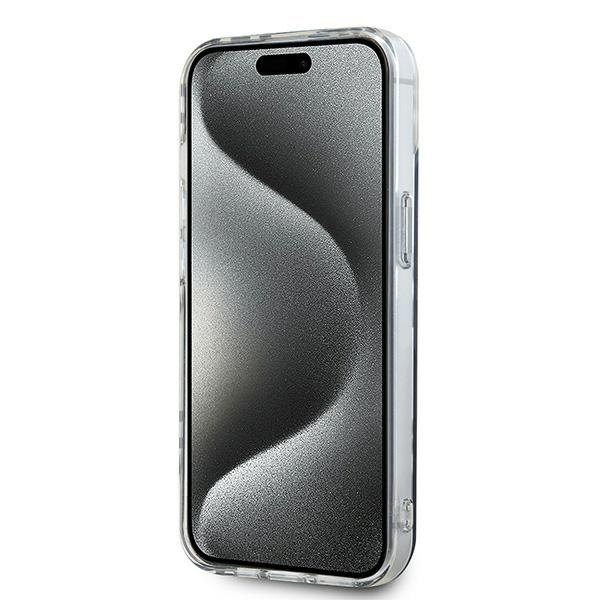 DKNY DKHCP15SHDLCEK iPhone 15 / 14 / 136.1" czarny/black hardcase IML Checkered Mono Pattern