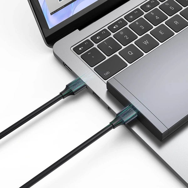 Kabel Ugreen US128 10369 USB-A 3.0 / USB-A 3.0 5Gb/s 0.5m - czarny