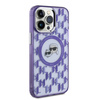 Karl Lagerfeld KLHMP15XHMCKMHU iPhone 15 Pro Max 6.7" fioletowy/purple IML Monogram Karl&Choupette Head MagSafe