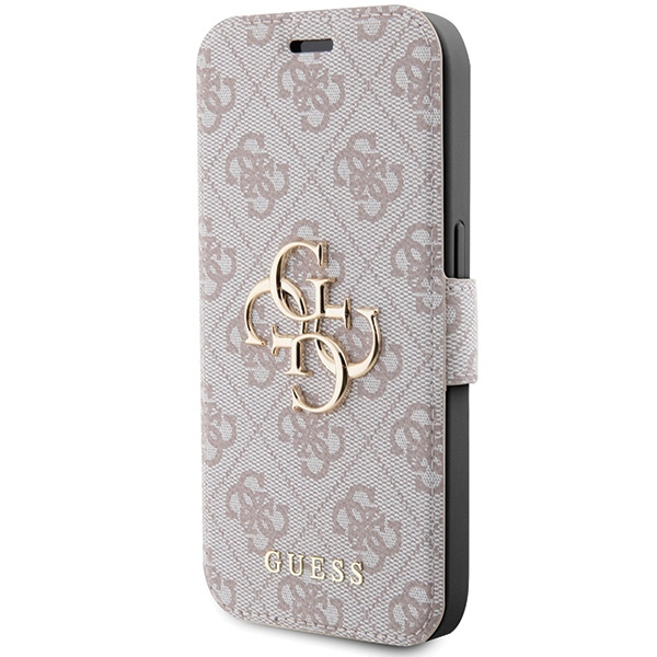 Guess GUBKP15X4GMGPI iPhone 15 Pro Max6.7" różowy/pink book 4G Metal Logo