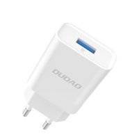 Dudao ładowarka sieciowa EU USB 5V/2.4A QC3.0 Quick Charge 3.0 biały (A3EU white)