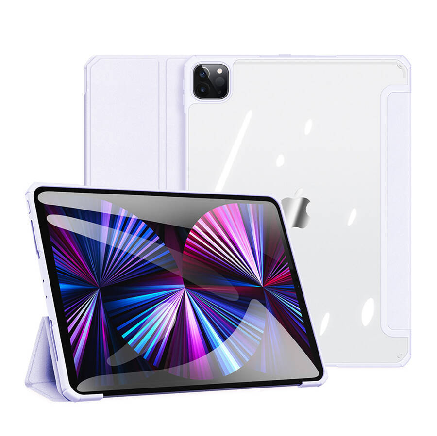 Dux Ducis Copa etui do iPad Pro 11'' 2020 / iPad Pro 11'' 2018 / iPad Pro 11'' 2021 pokrowiec smart cover z podstawką fioletowy