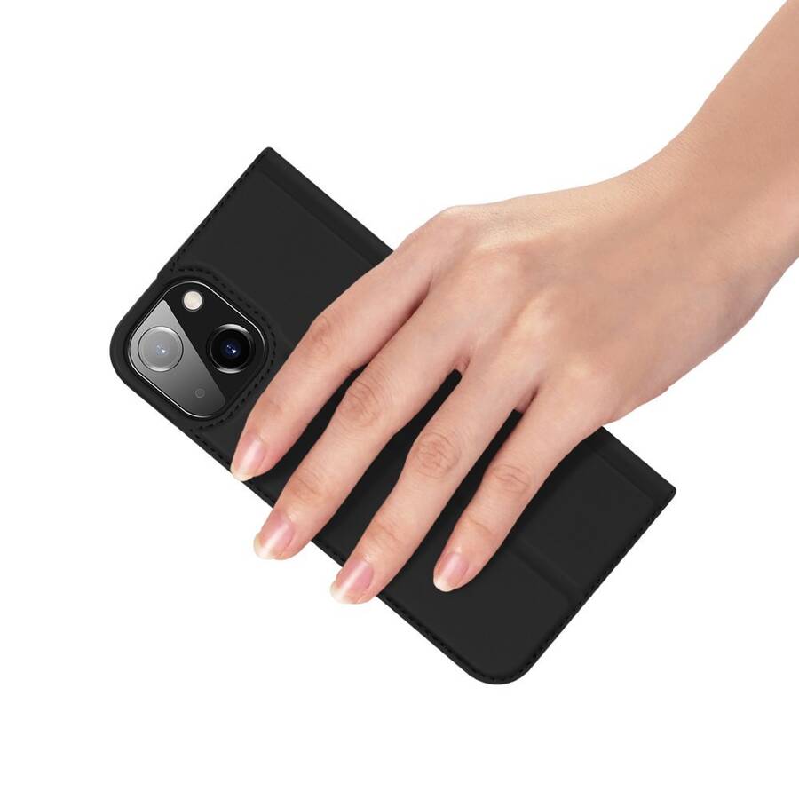 Dux Ducis Skin Pro kabura etui pokrowiec z klapką iPhone 13 mini czarny