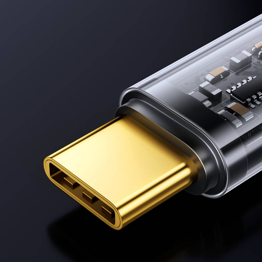Joyroom kabel przewód USB Typ-C - USB Typ-C 100W 2m czarny (S-CC100A20)