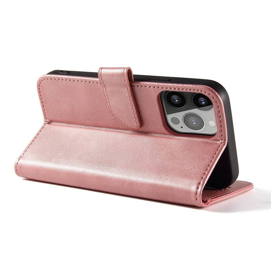 Magnet Case etui Samsung Galaxy S23 pokrowiec z klapką portfel podstawka różowe