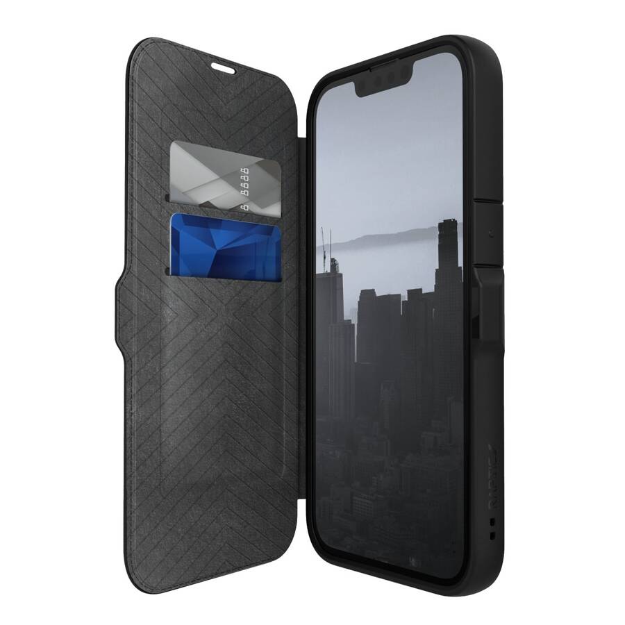 Raptic X-Doria Urban Folio Case etui iPhone 14 pokrowiec z klapką czarny