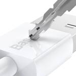 Baseus Superior kabel przewód USB - micro USB do szybkiego ładowania 2A 1m biały (CAMYS-02)