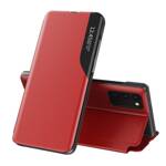 Eco Leather View Case elegancki futerał etui z klapką i funkcją podstawki Samsung Galaxy A72 4G czerwony
