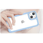 Outer Space Case etui iPhone 14 Plus sztywny pokrowiec z żelową ramką niebieski