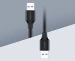 Ugreen kabel przewód USB 2.0 (męski) - USB 2.0 (męski) 0,5 m czarny (US128 10308)